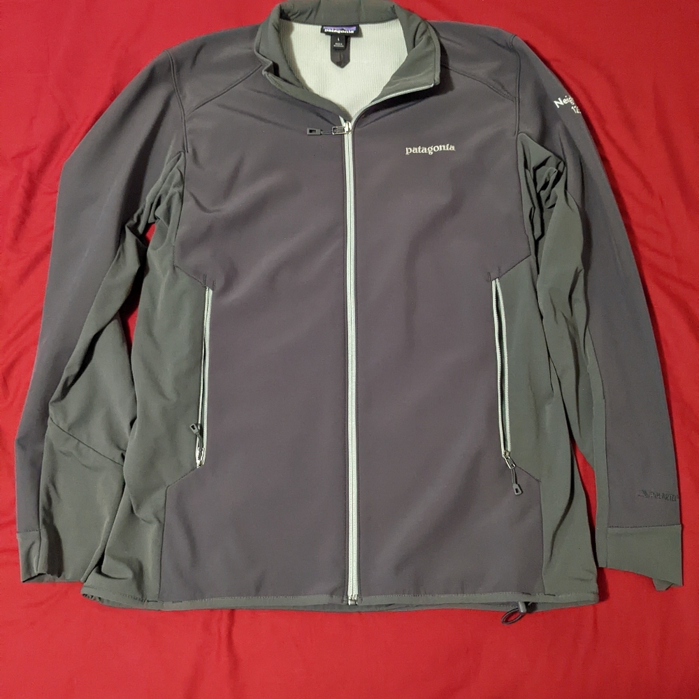 Patagonia Adze hybrid softshell gray jacket Size Large